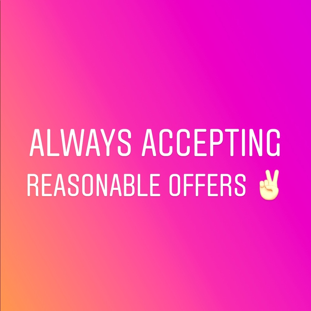 Make offers! ✌🏻✌🏻